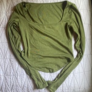 Emmiol Asymmetircal long sleeve square neckline size S/M